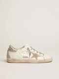 Super-Star sneakers with silver heel tab and metal stud lettering S99396