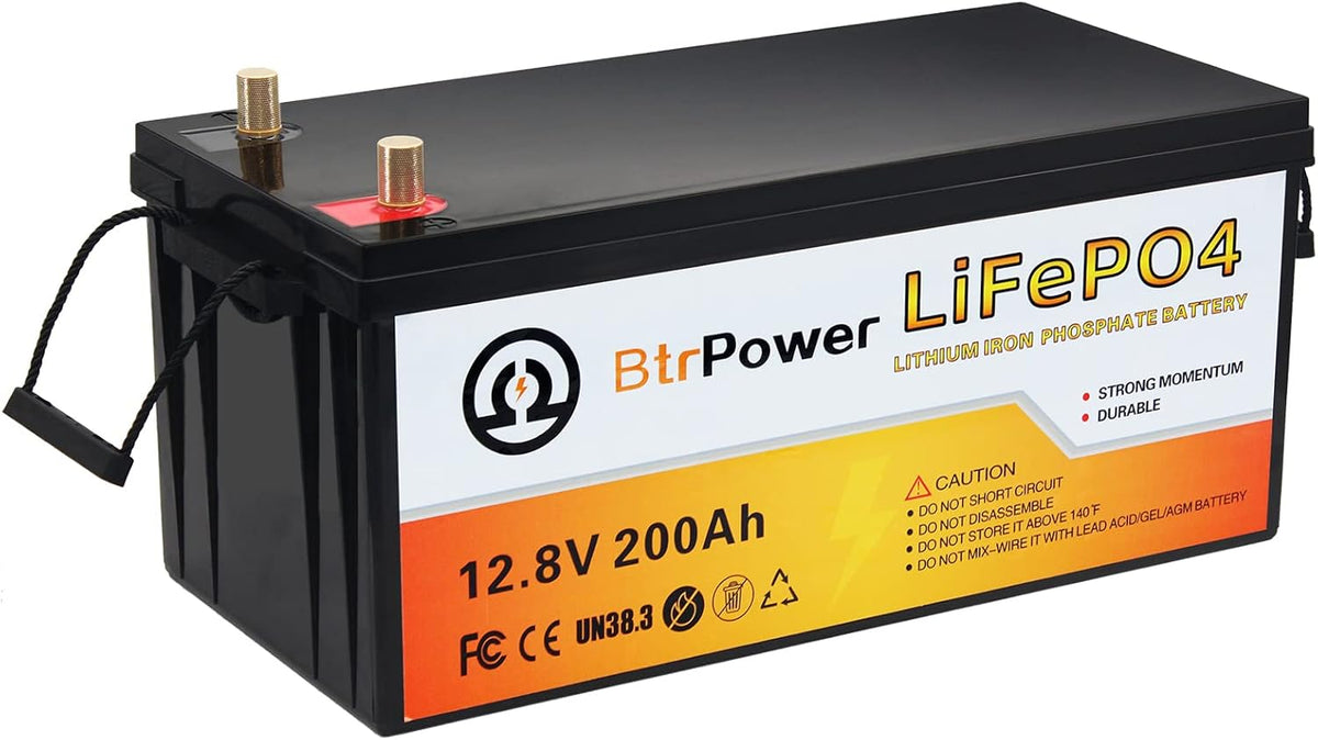 12V 200Ah LiFePO4 Deep Cycle Battery with 200A BMS I50942
