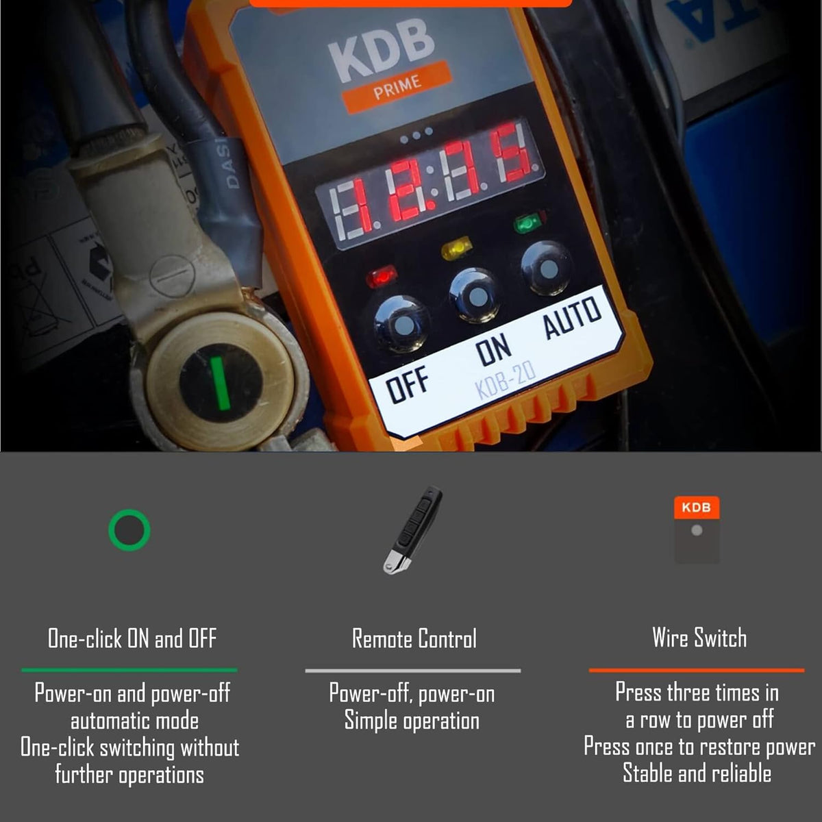 12V Car Battery Protector Automatic Power-off Switch U799