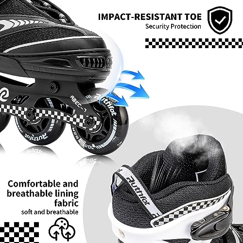 Adjustable Inline Skates with Full Light Up Wheels A768990