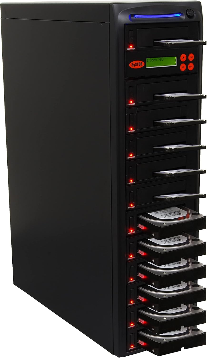 1:5 HDD/SSD Hard Drive Duplicator & Eraser for SATA 3.5 Disk & 2.5 Solid State Drives S378545
