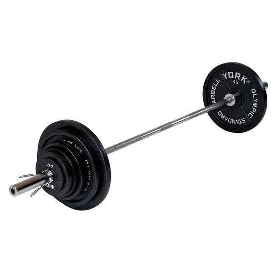 2x22 Cast Iron Olympic Plate Set 300lbs Black L53822