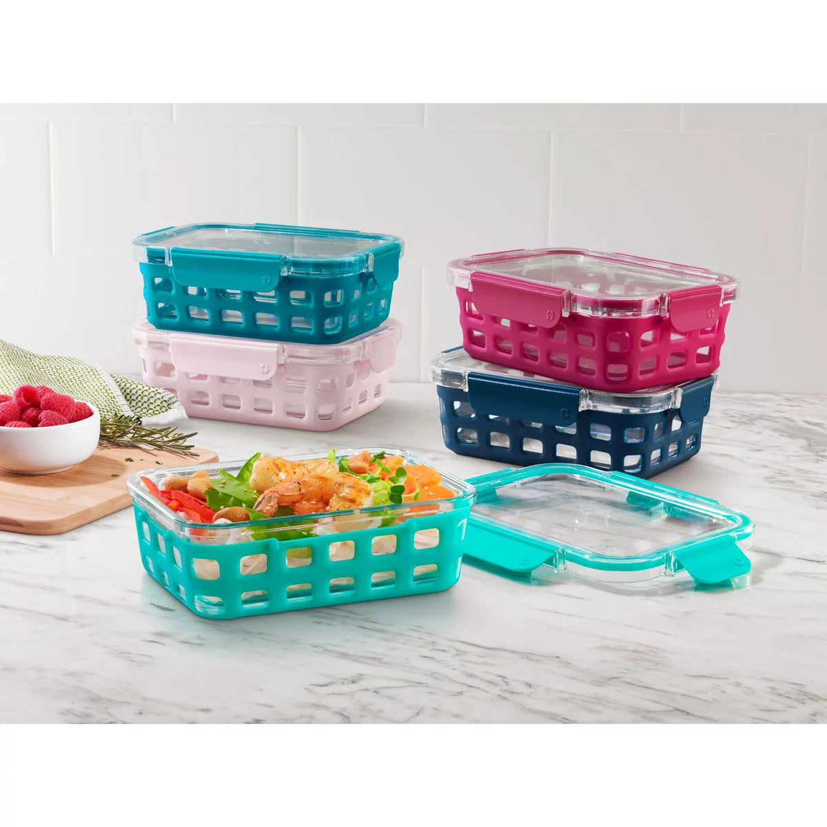 10-Piece Leak-Proof Meal Prep Containers Set V428