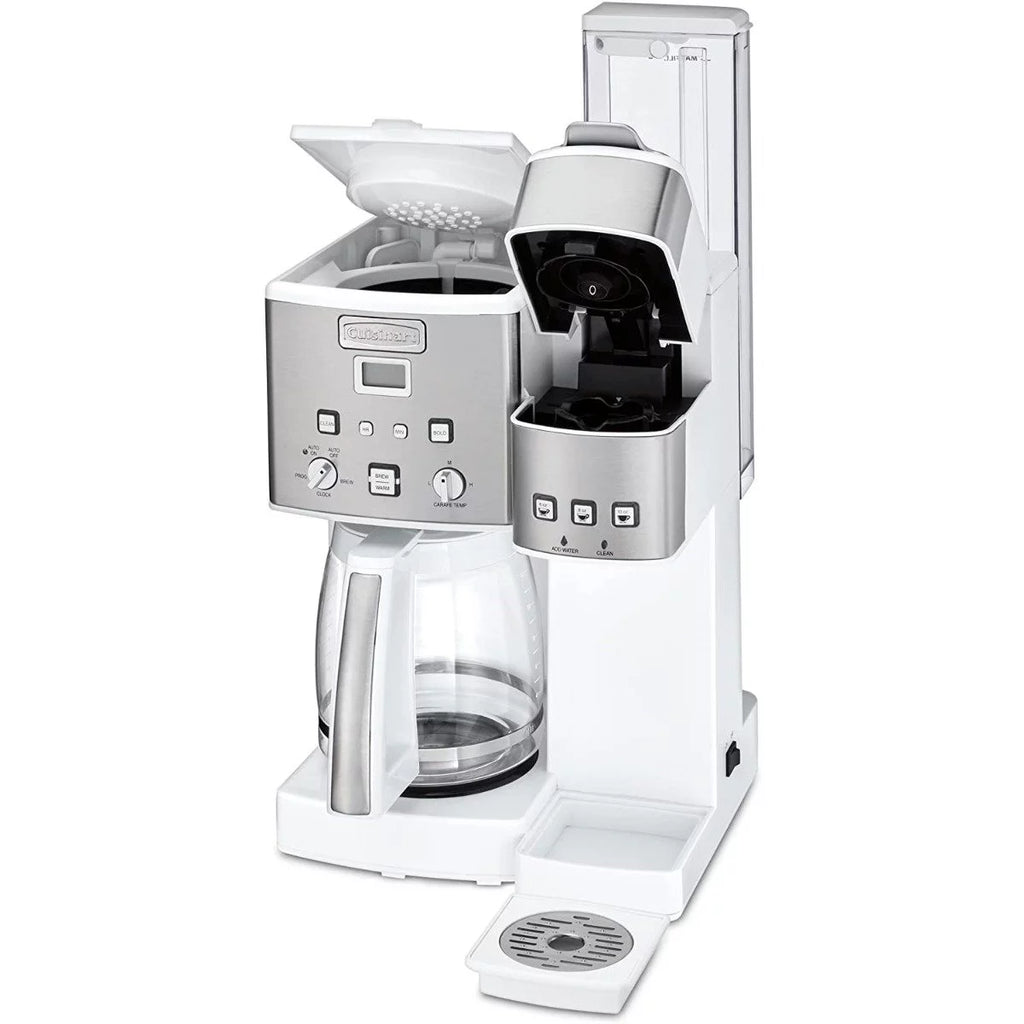 12-Cup Coffee Maker & Single-Serve Brewer White B6320