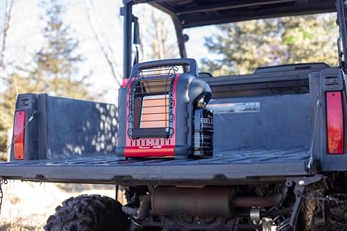 Portable Propane Radiant Heater 4,000-9,000 BTU Red Black C807813