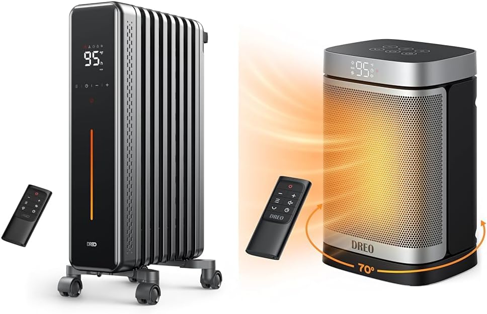 1500W Oil Filled Radiator Heater with Remote Control T203172