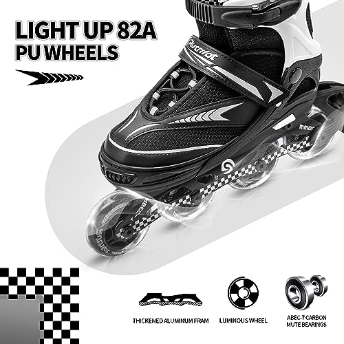 Adjustable Inline Skates with Full Light Up Wheels A768990