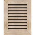 Unfinished Smooth Pine Gable Vent F6258