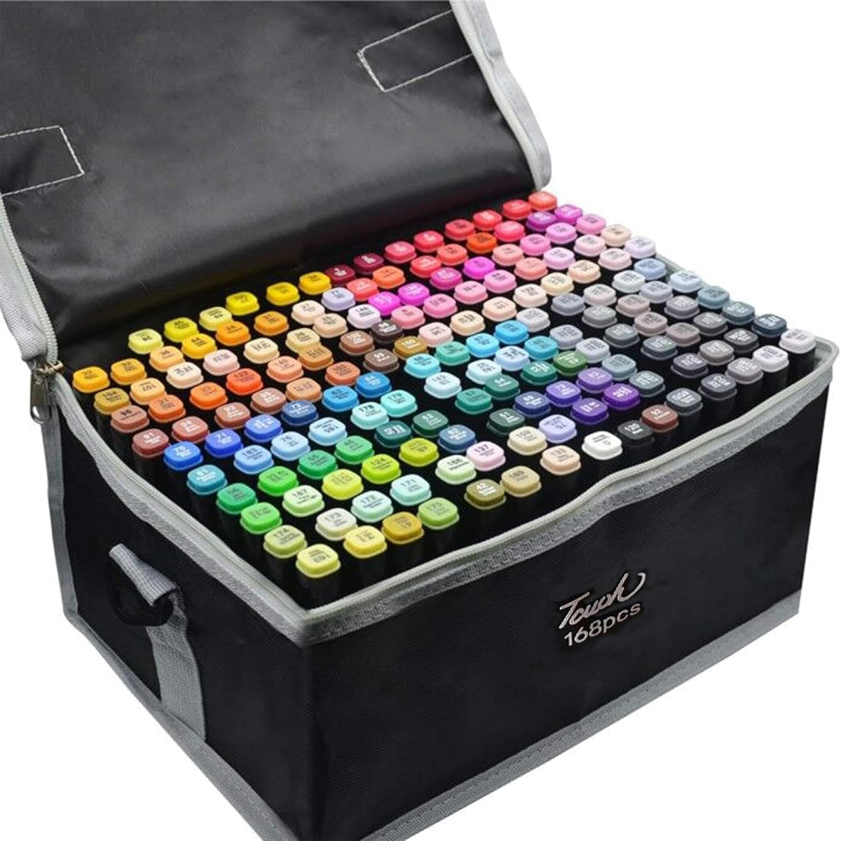 168 Colors Alcohol Markers Dual Tips Permanent Art Pen D209