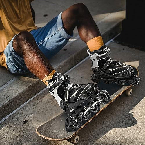 Adjustable Inline Skates with Full Light Up Wheels A768990