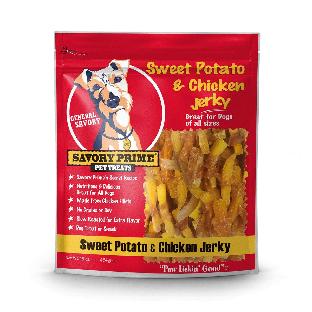 Sweet Potato & Duck Jerky Dog Treats T5878