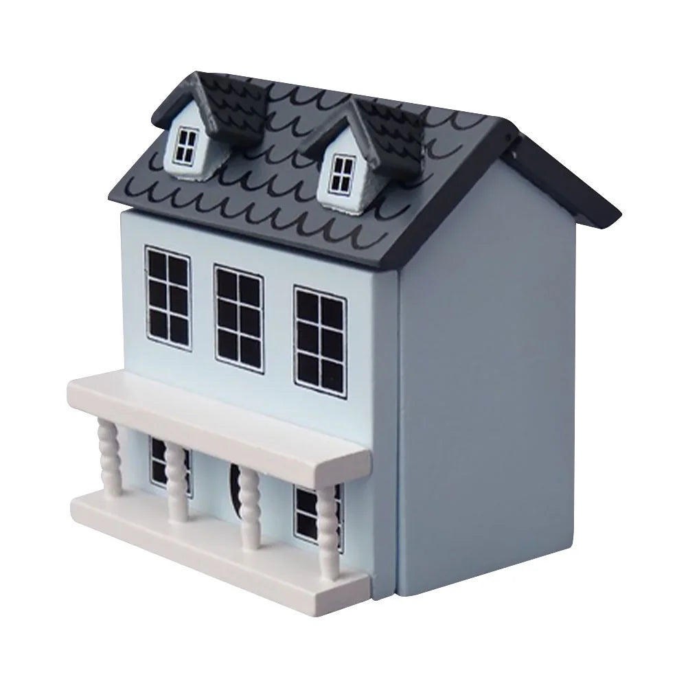Miniature Wooden House Model H519031