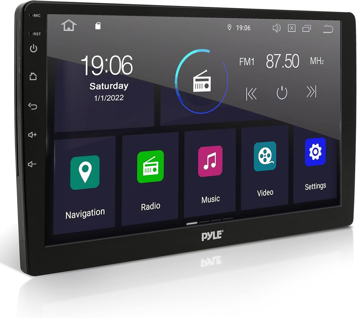 12v Single DIN Marine Bluetooth Stereo Radio Receiver, Pack of 2 P482