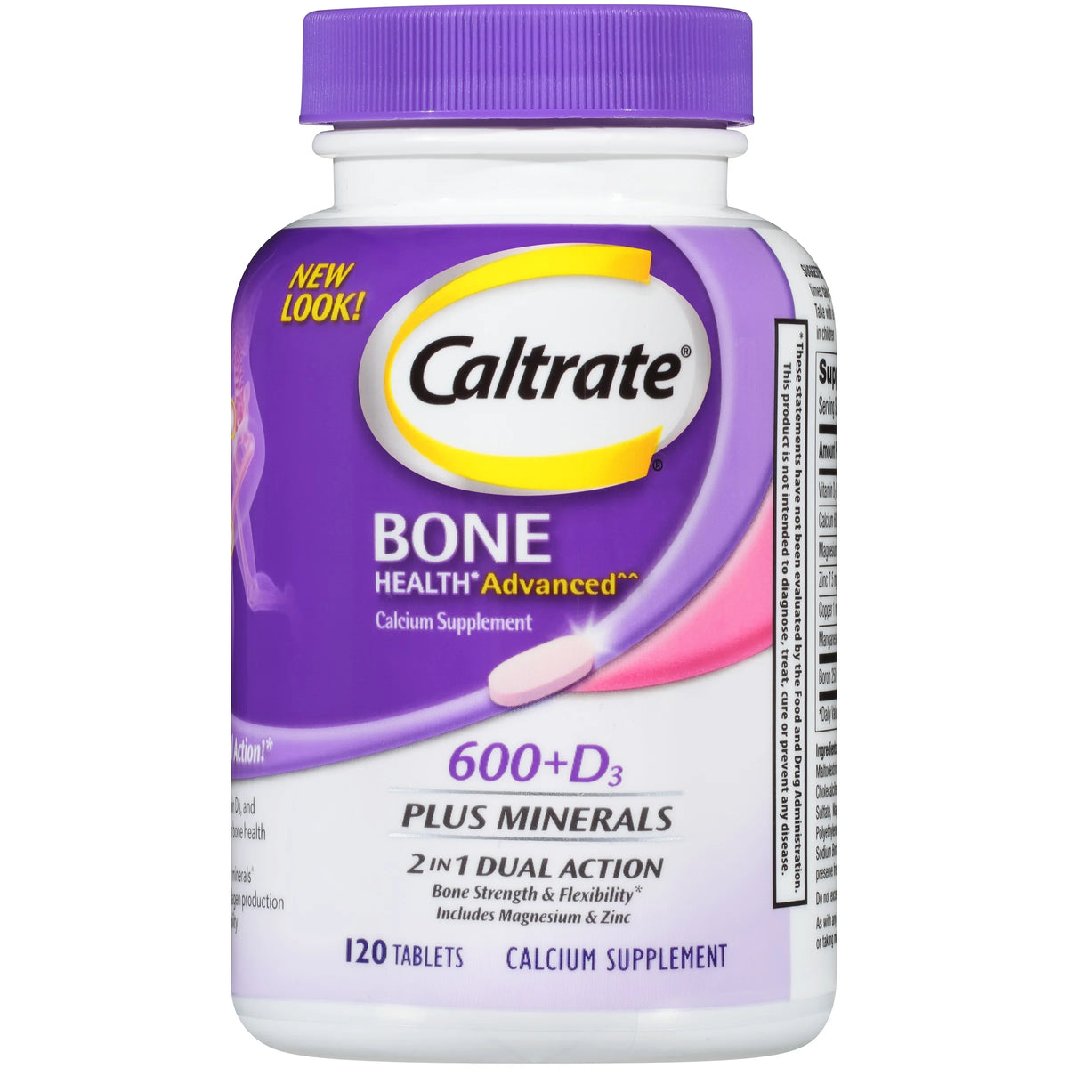 Calcium Vitamin D Supplement 120 Count X9053