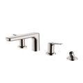 Polished Nickel Roman Tub Filler Trim with Handshower W9928
