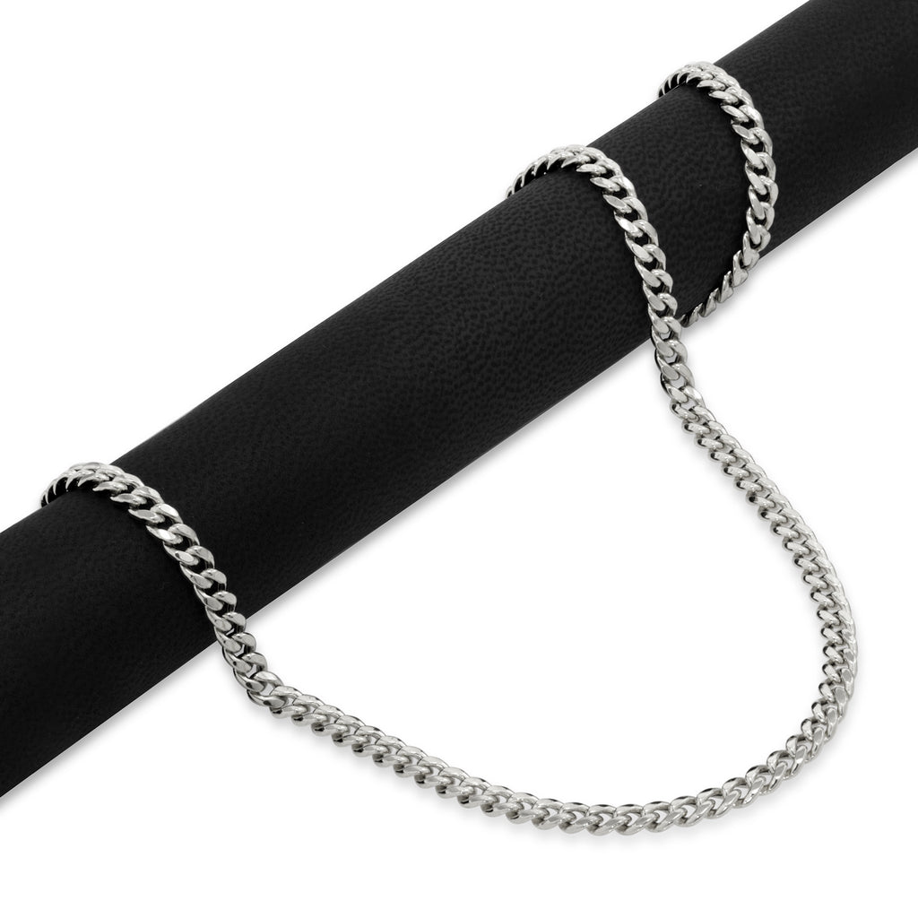 10k White Gold Miami Cuban Link Chain Necklace 16" - 30" P82369