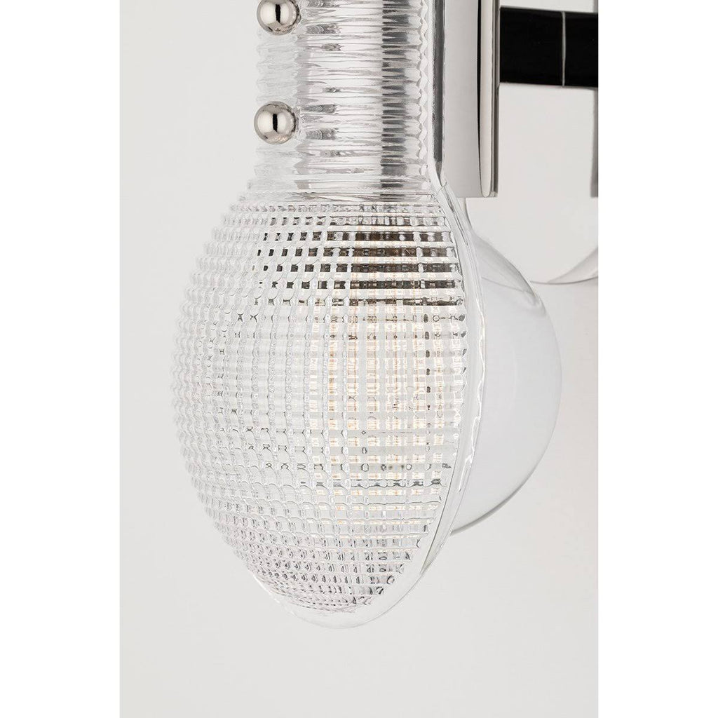3 Light Semi-Flush Mount Polished Nickel H493