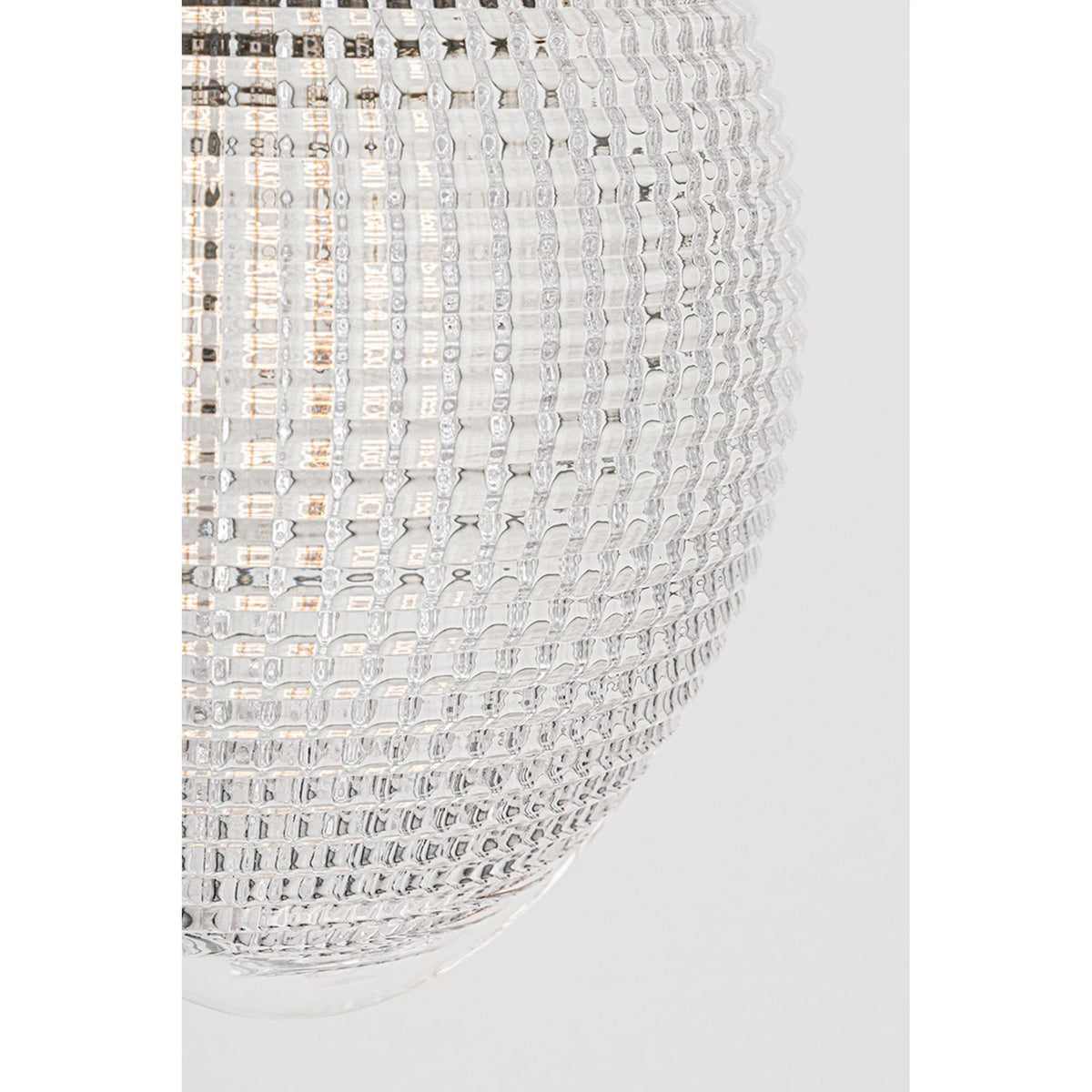 3 Light Semi-Flush Mount Polished Nickel H493