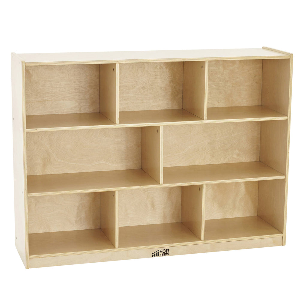 8-Compartment Birch Storage Cabinet Z884