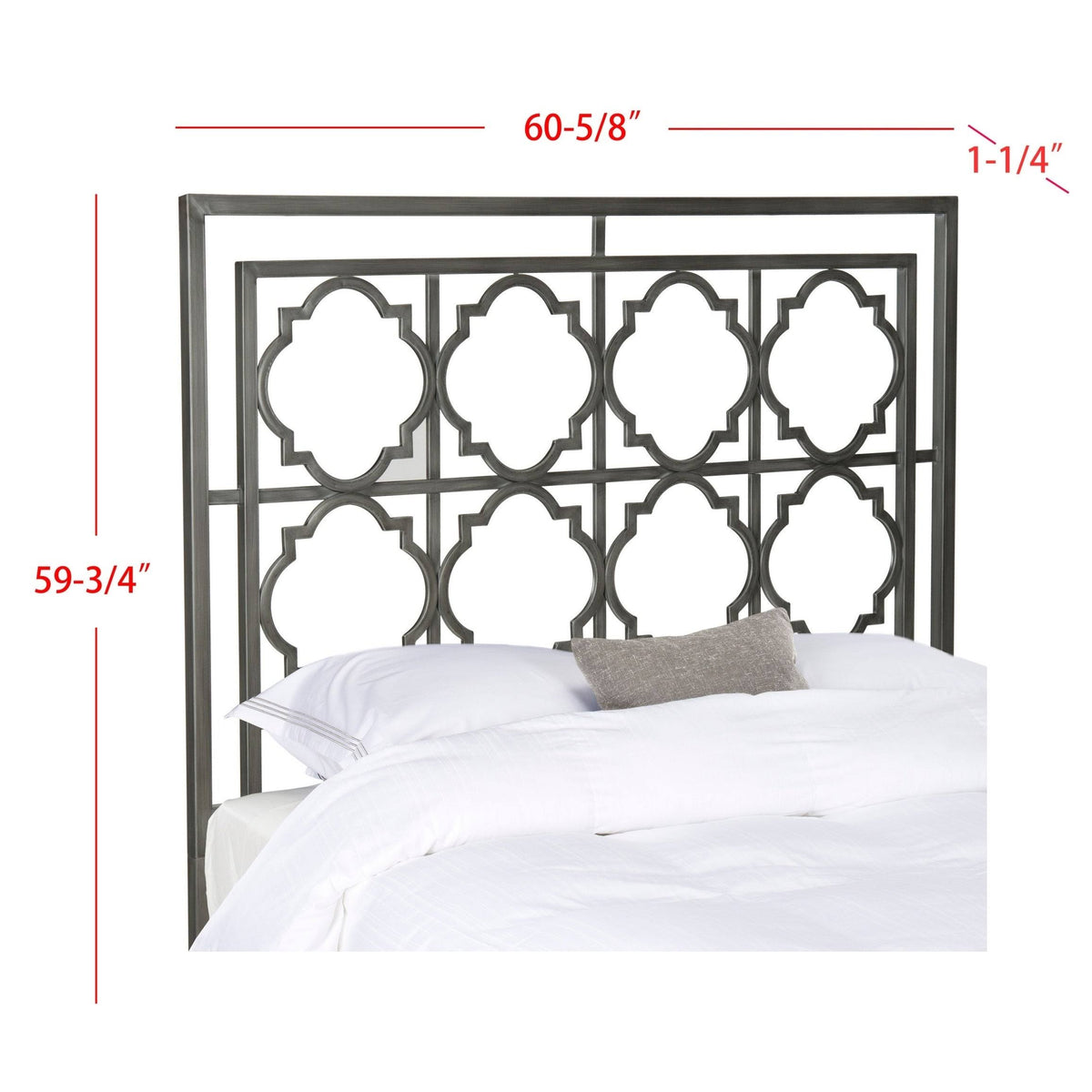 Antique Iron Queen Headboard E704