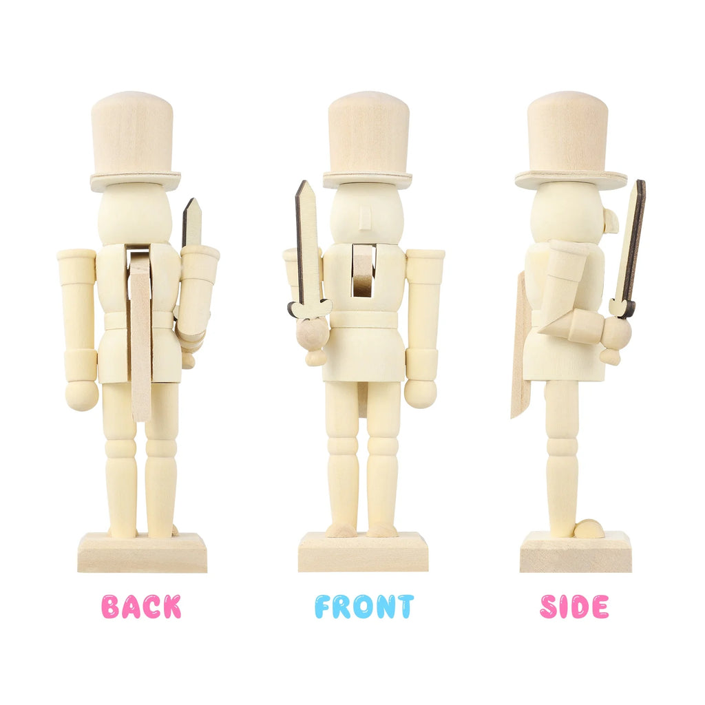 Unfinished Wooden Nutcracker Doll F806