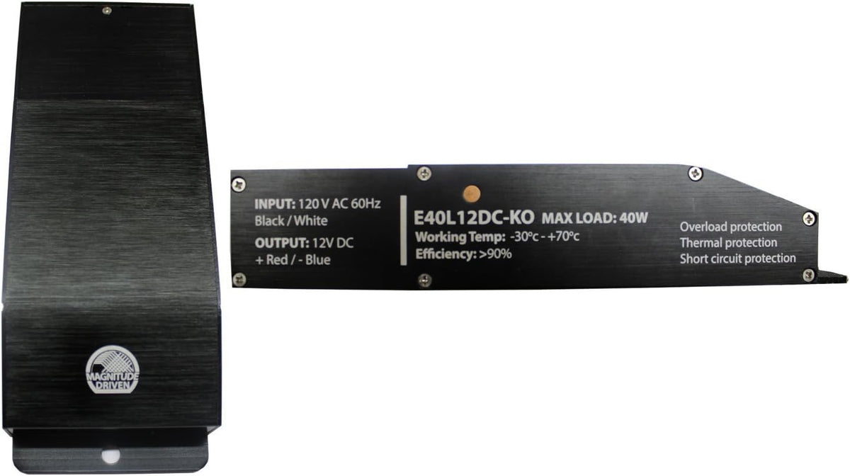 12V 40W Dimmable Transformer 12VDC Pack of 2 W2143