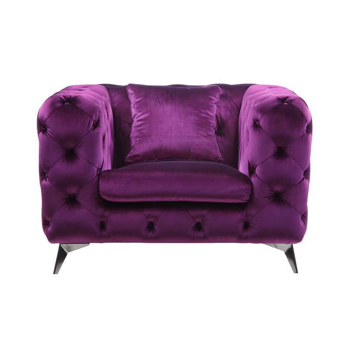 Purple Fabric Chair N334