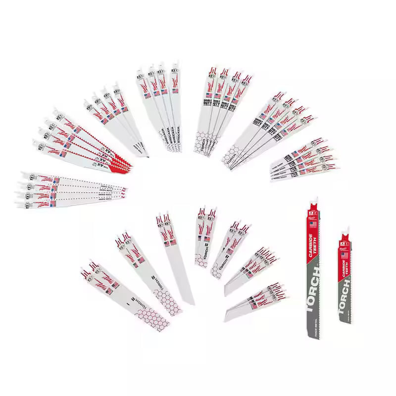 Bi-Metal Reciprocating Saw Blade Set (50-Piece) B647