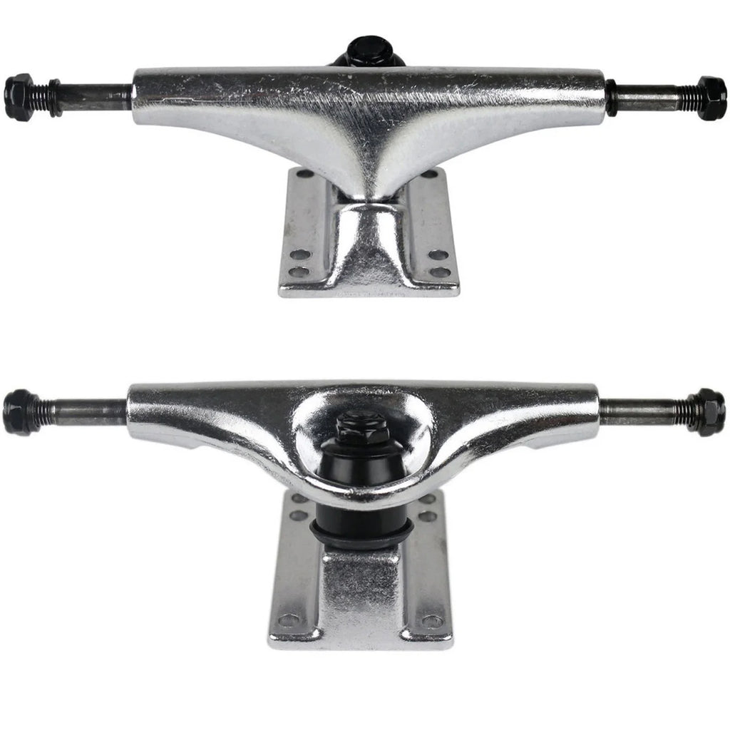 8.0" Natural Skateboard Complete with Silver Trucks and Black Wheels Q335255