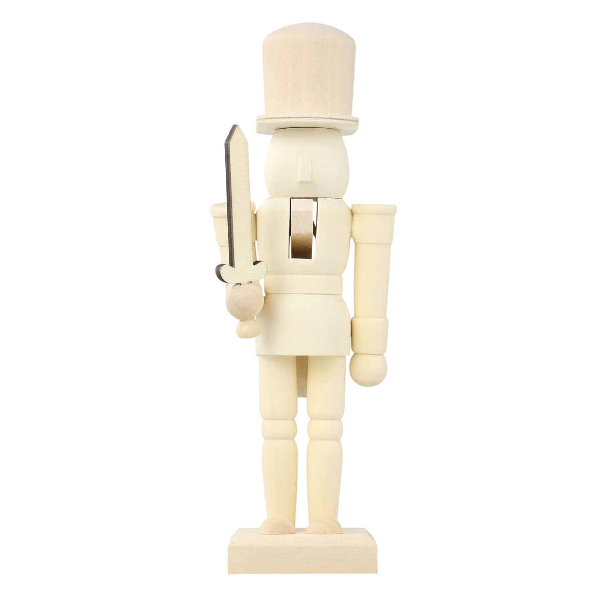 Unfinished Wooden Nutcracker Doll F806