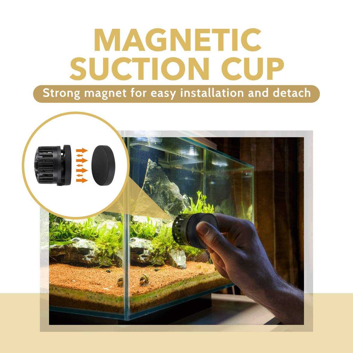Mini Wave Maker Magnetic DC Powerhead with LED Display Controller F90030
