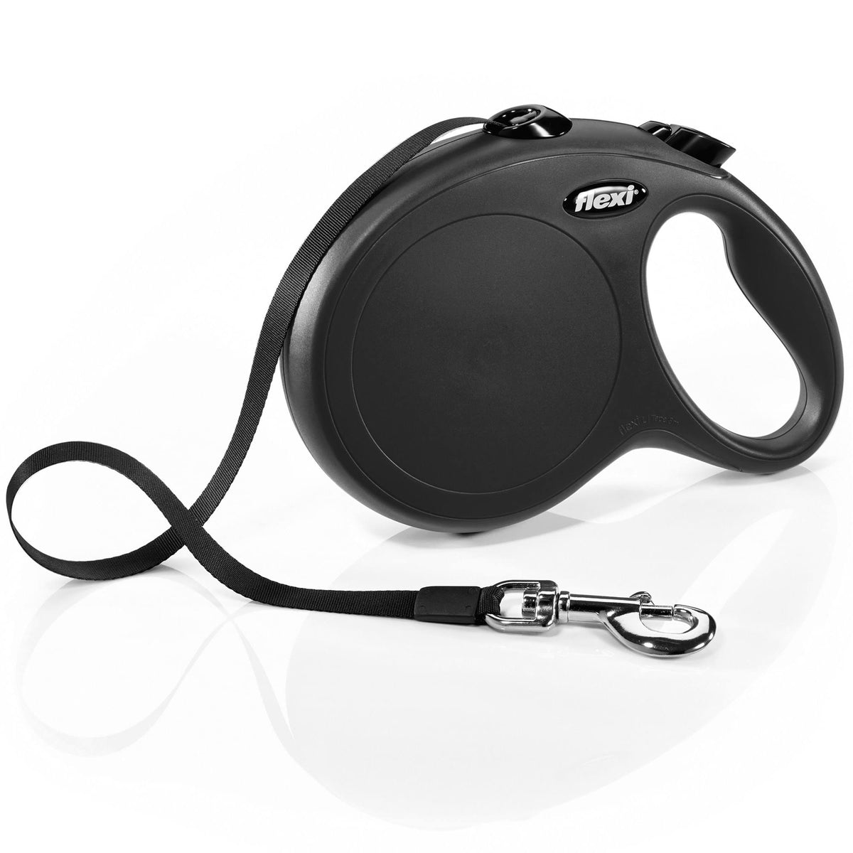 Black Large 26 ft Retractable Tape Leash Q496