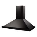 Black Stainless Steel Convertible Vent Wall Mount Range Hood N7504