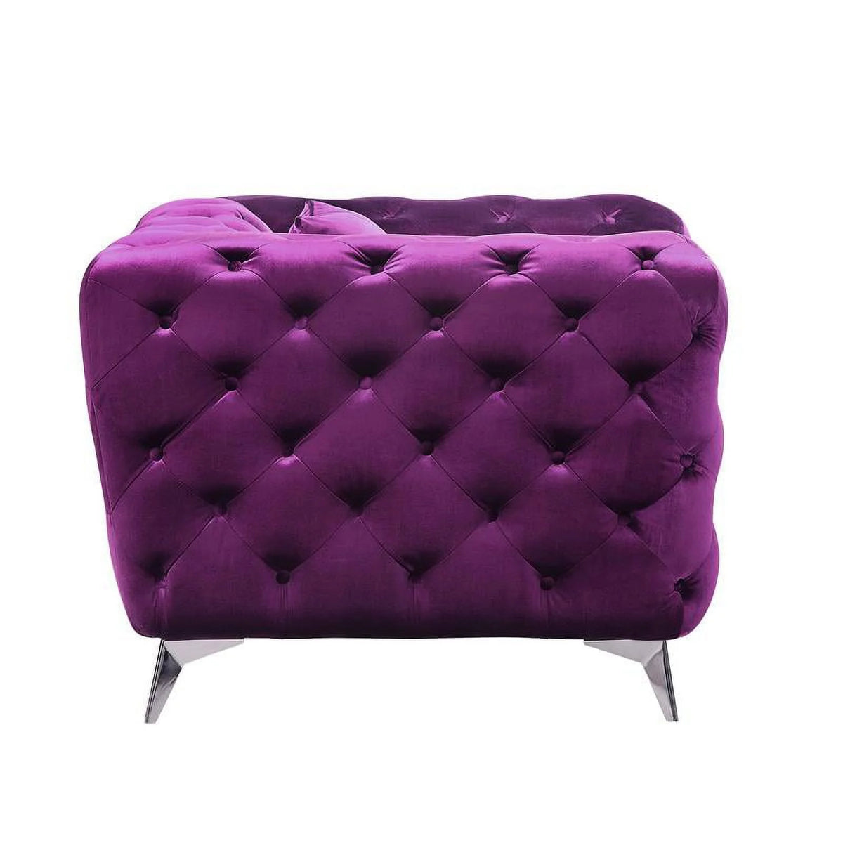Purple Fabric Chair N334