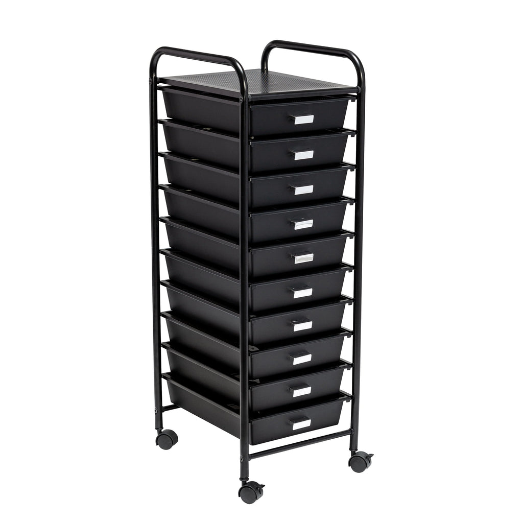 10 Drawer Rolling Cart E63345