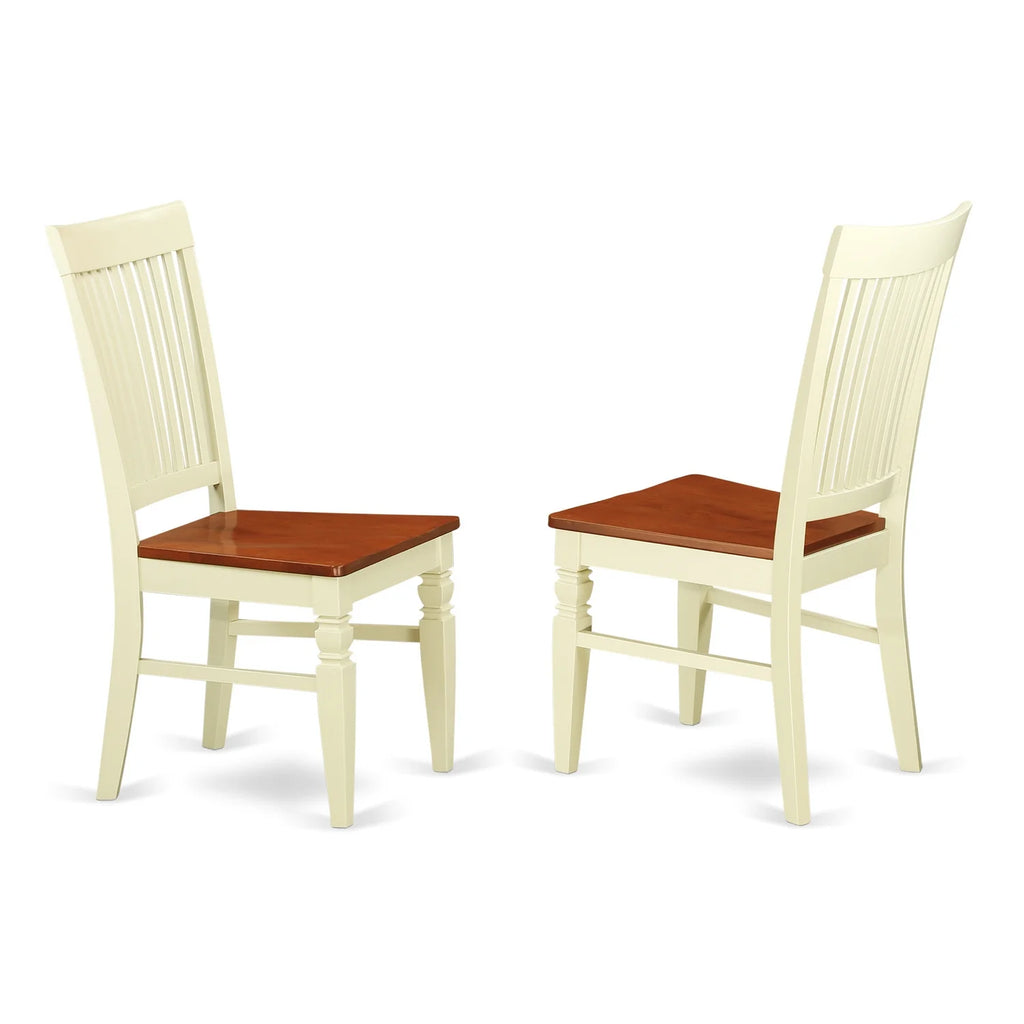 5 Pieces Solid Wood Drop Leaf Kitchen Table Set X238