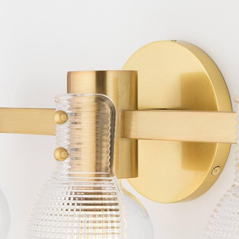 3 Light Semi-Flush Mount Polished Nickel H493