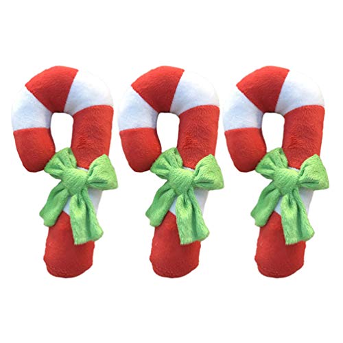 3pcs Plush Squeaky Dog Toys F20469