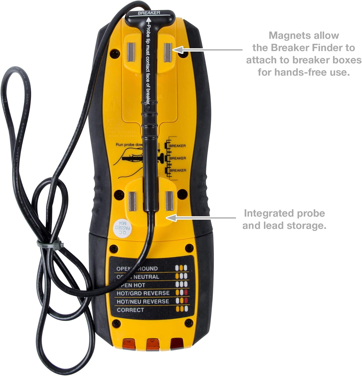 120V AC 60Hz Circuit Breaker Finder and Accessory Kit, 2 Pc, Pack of 2 Q5925