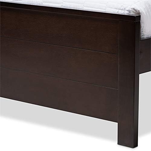 Twin Platform Bed in Espresso K362