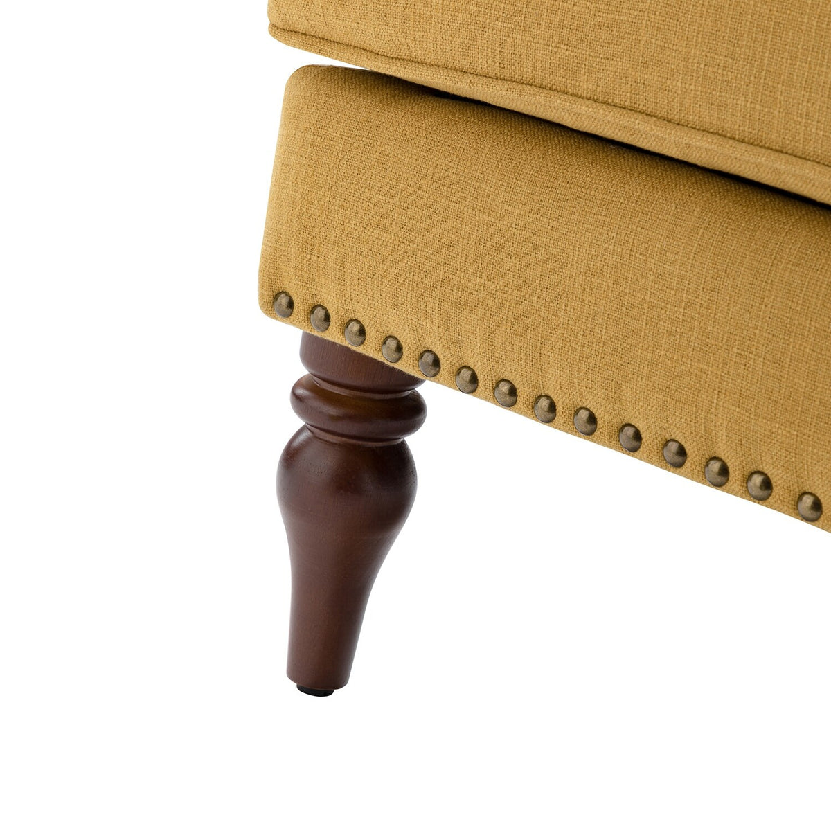 Transitional Armchair with Solid Wood Legs Set of 2 T6120