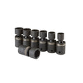 1/2 in. Drive Metric Impact Swivel Socket Set, 7-Piece F363